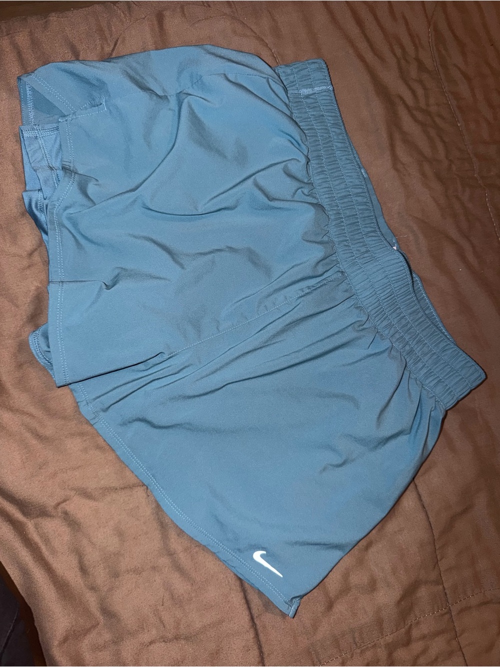 Nike Womenβs Teal Athletic Running Shorts